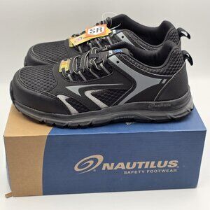 Nautilus Tempest Alloy Toe SD10 N1570 Mens Black 8 Wide Athletic Work Shoes